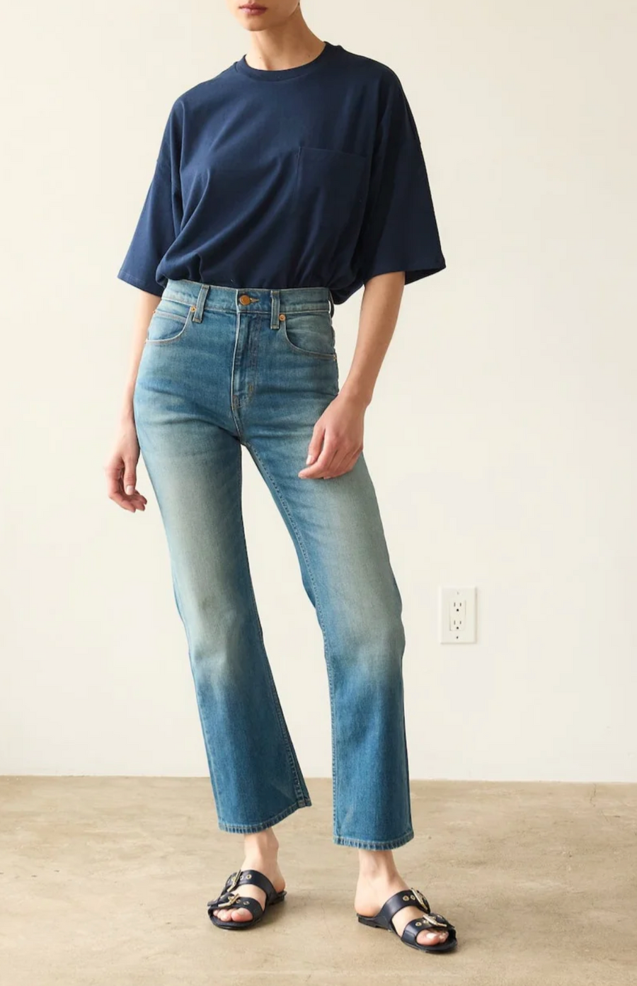 Jamie Haller :: The Kenickie, Distressed Indigo