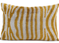Ikat Golden Tiger Pillow w/Insert