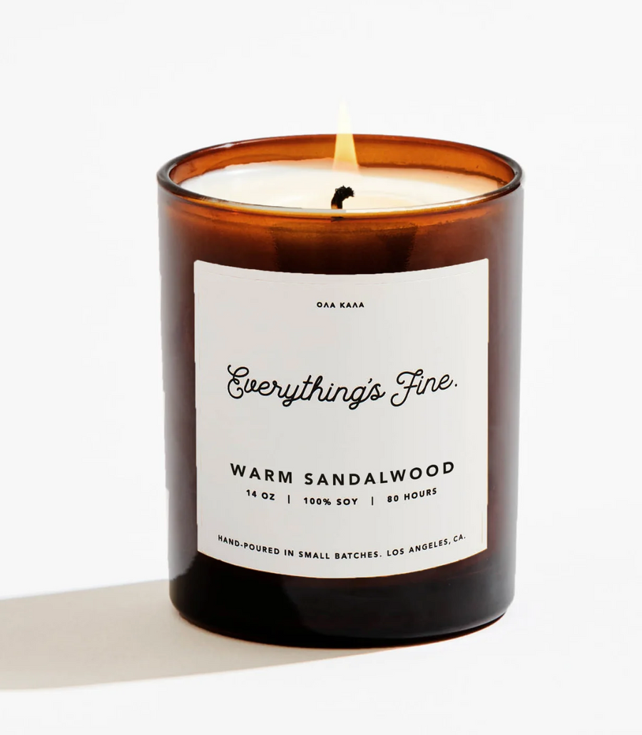 Everything's Fine :: Warm Sandalwood Candle