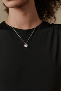 Their Studios :: Lily Heart Locket, Sterling Silver