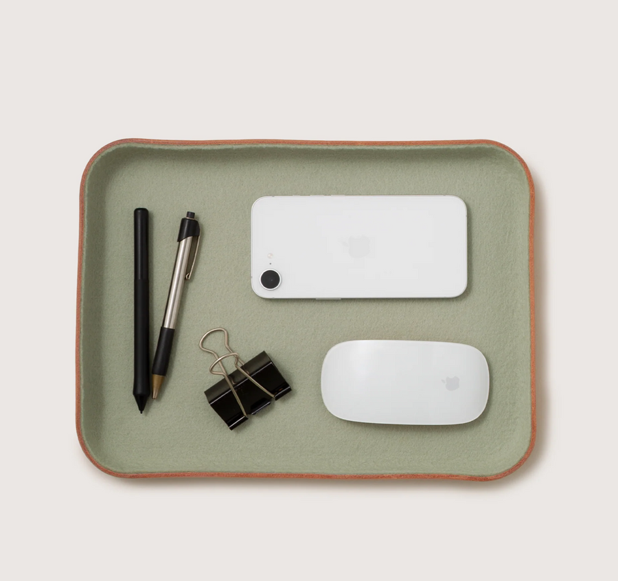 Graf Lantz :: Large Catchall Leather/Merino Wool Lined