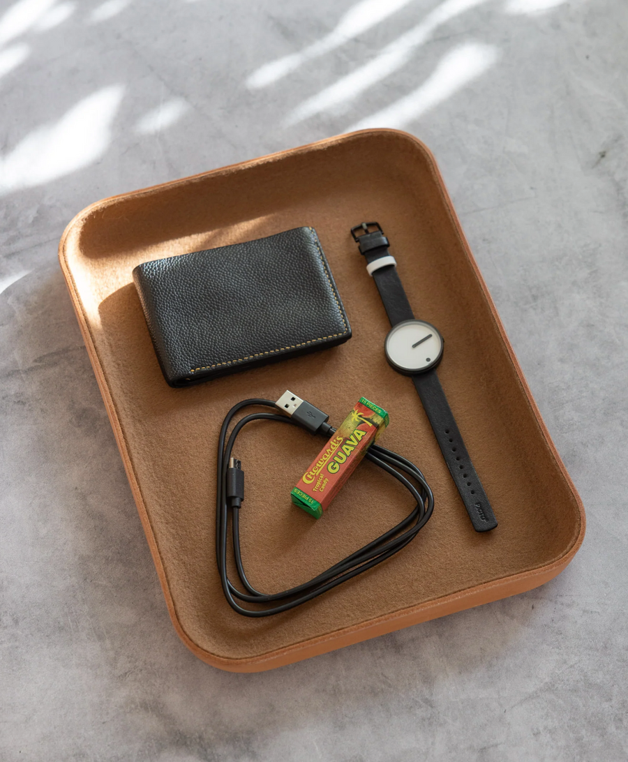 Graf Lantz :: Large Catchall Leather/Merino Wool Lined