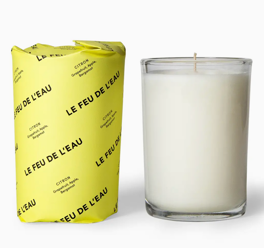 Le Feu De L'Eau :: Citron 8 oz Candle