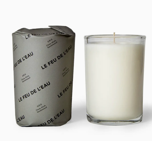 Le Feu De L'Eau :: Gris 8 oz Candle