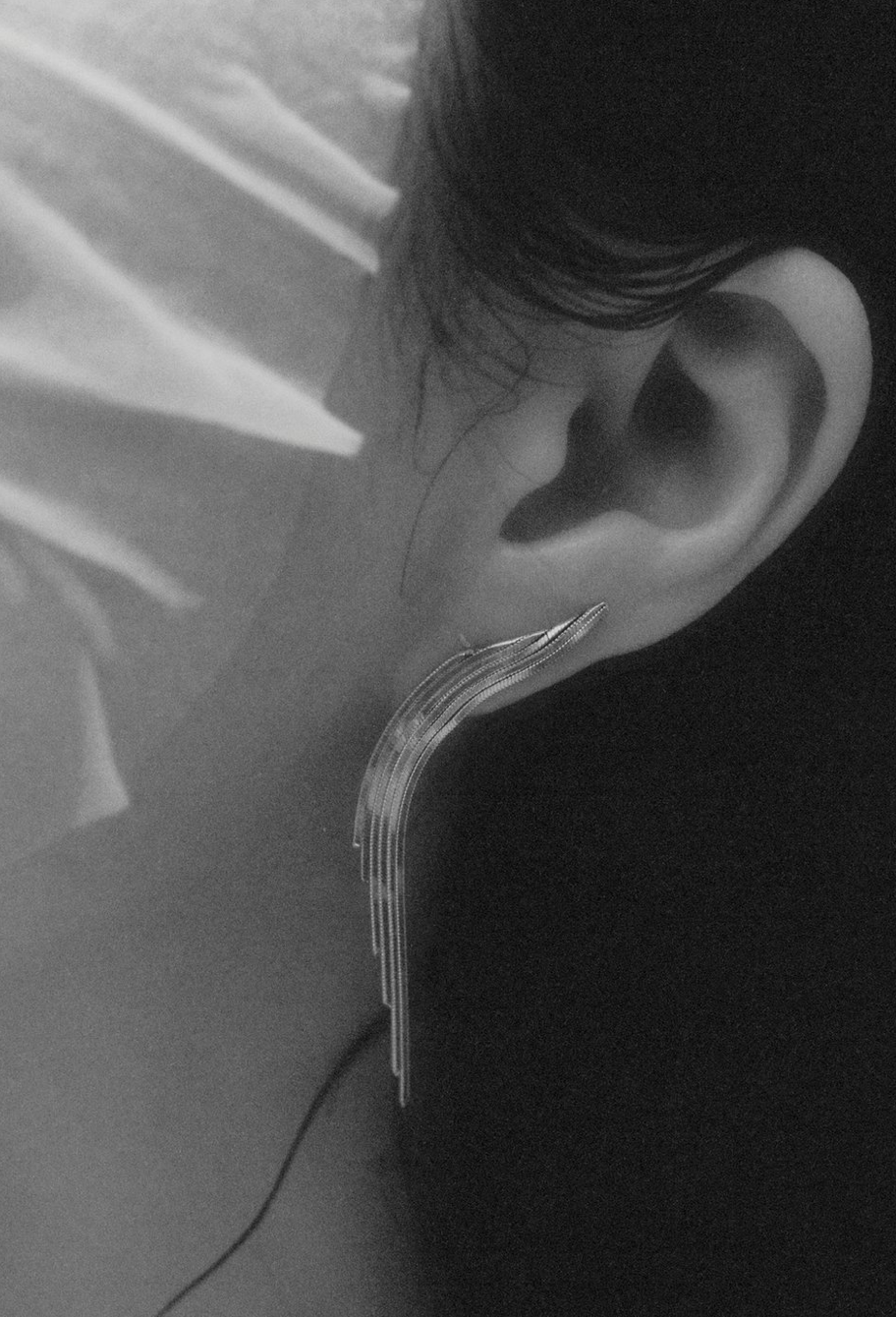 Muscles & Mussels :: Short Cascade Earrings