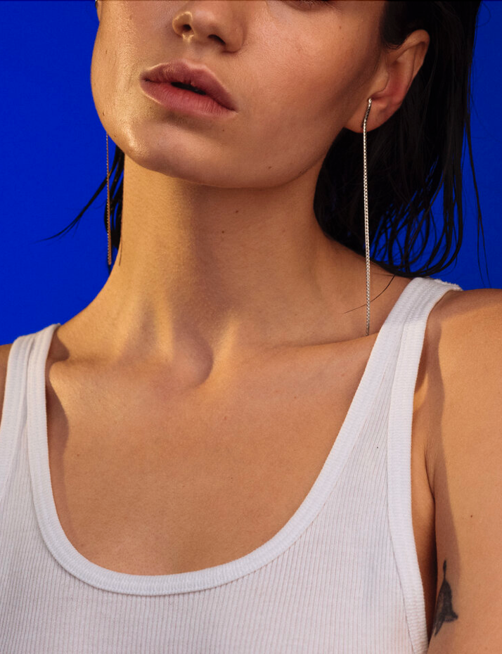 Muscles & Mussels :: Spring Earrings, One Chain PAIR