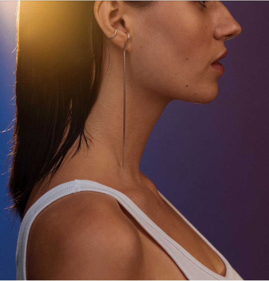 Muscles & Mussels :: Spring Earrings, One Chain PAIR
