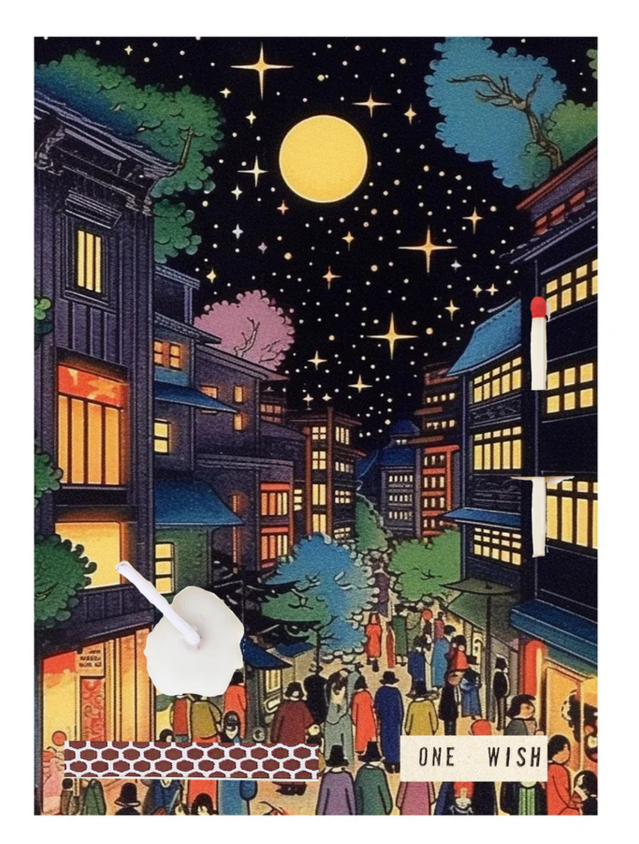 Wish Cards :: Night Street One Wish Card
