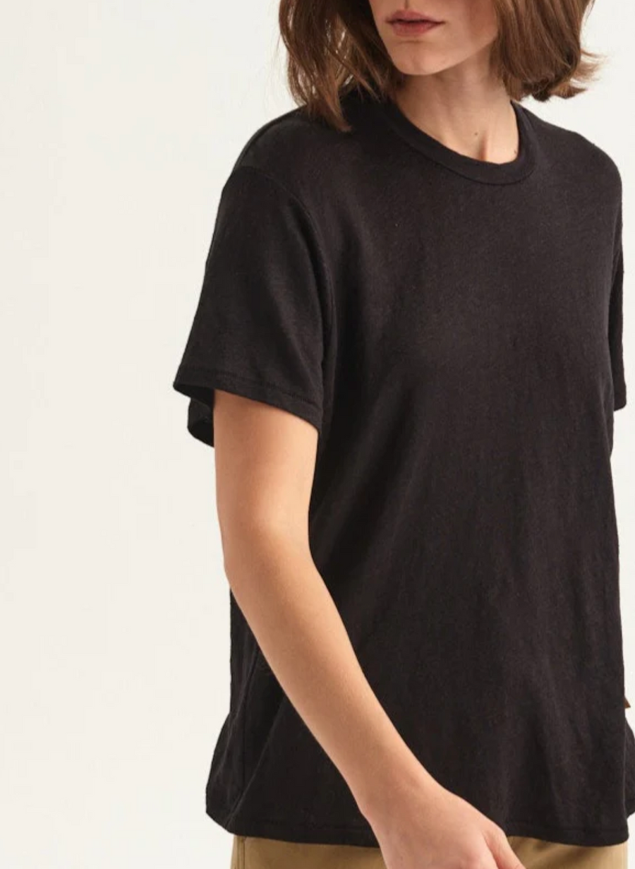 Jamie Haller :: Linen Chameleon Tee, Black