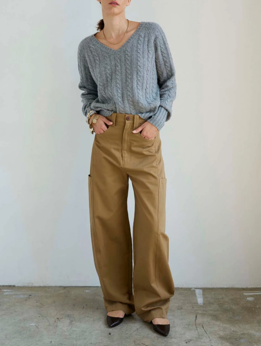 Jamie Haller :: The Cable V Fave Sweater