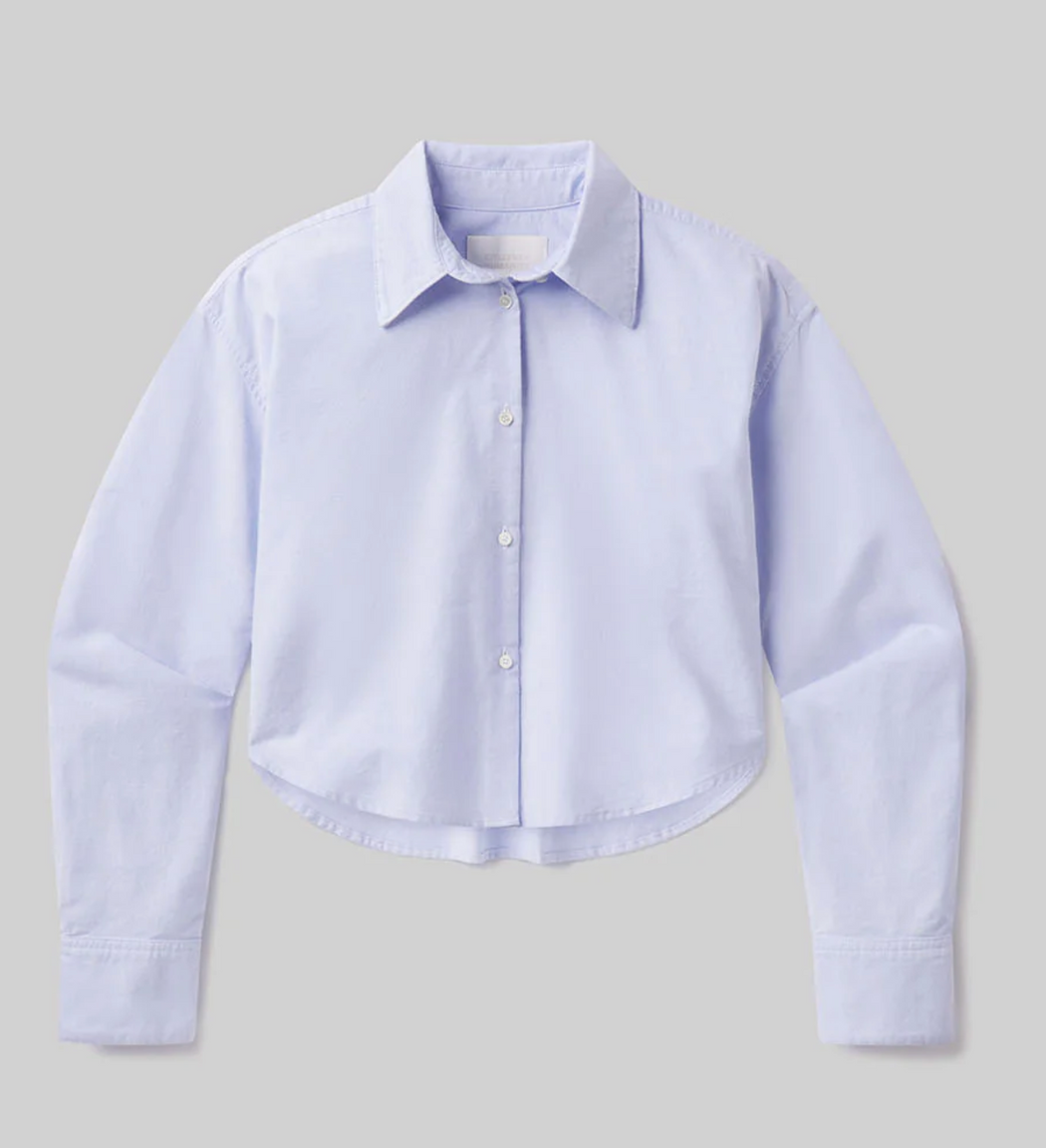 Citizens of Humanity :: Ana Cropped Shirt, Blue