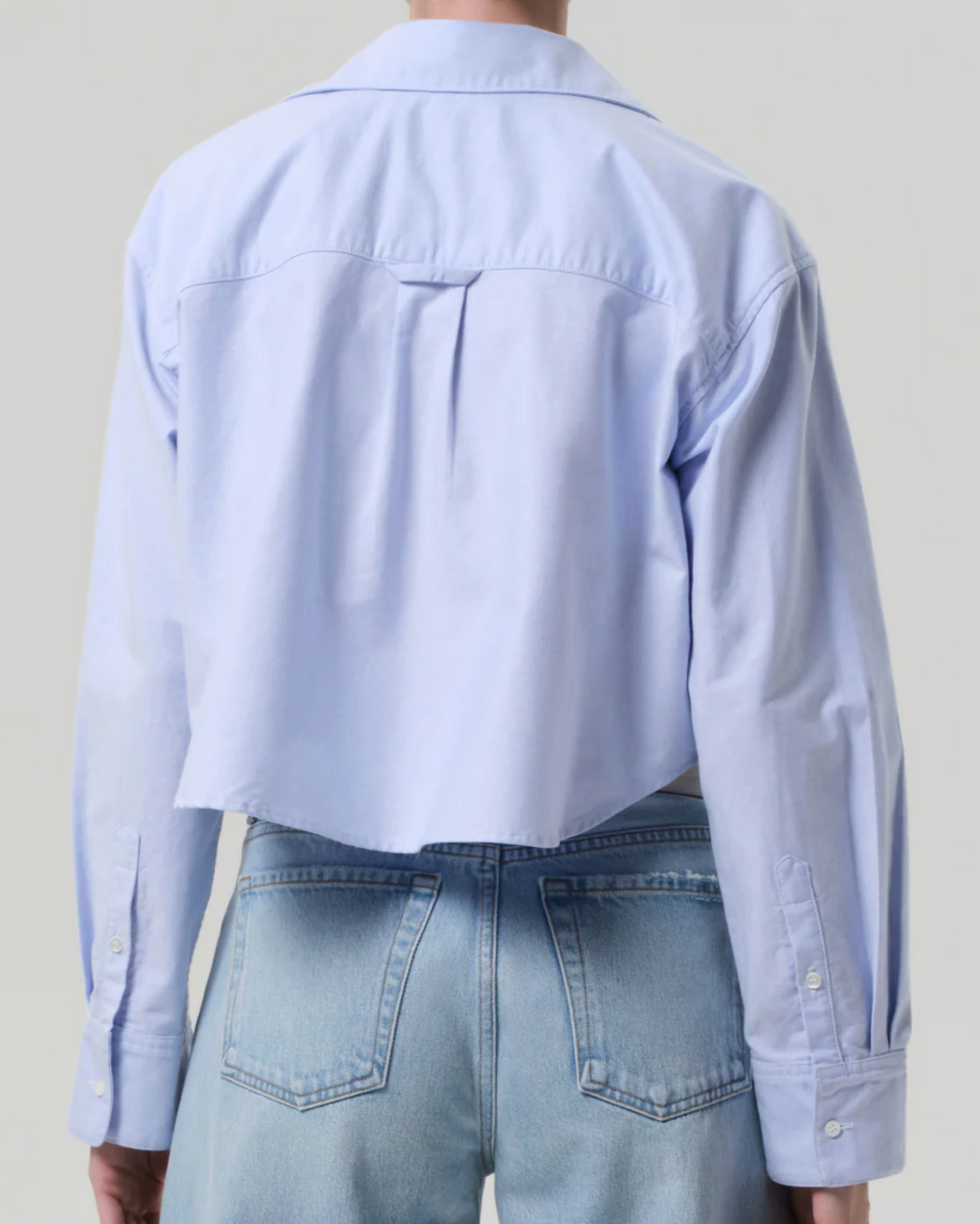 Citizens of Humanity :: Ana Cropped Shirt, Blue