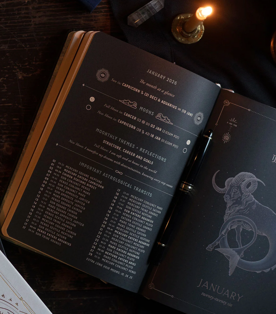 Magic Of I :: 2026 Astrological Planner, Blue Velvet