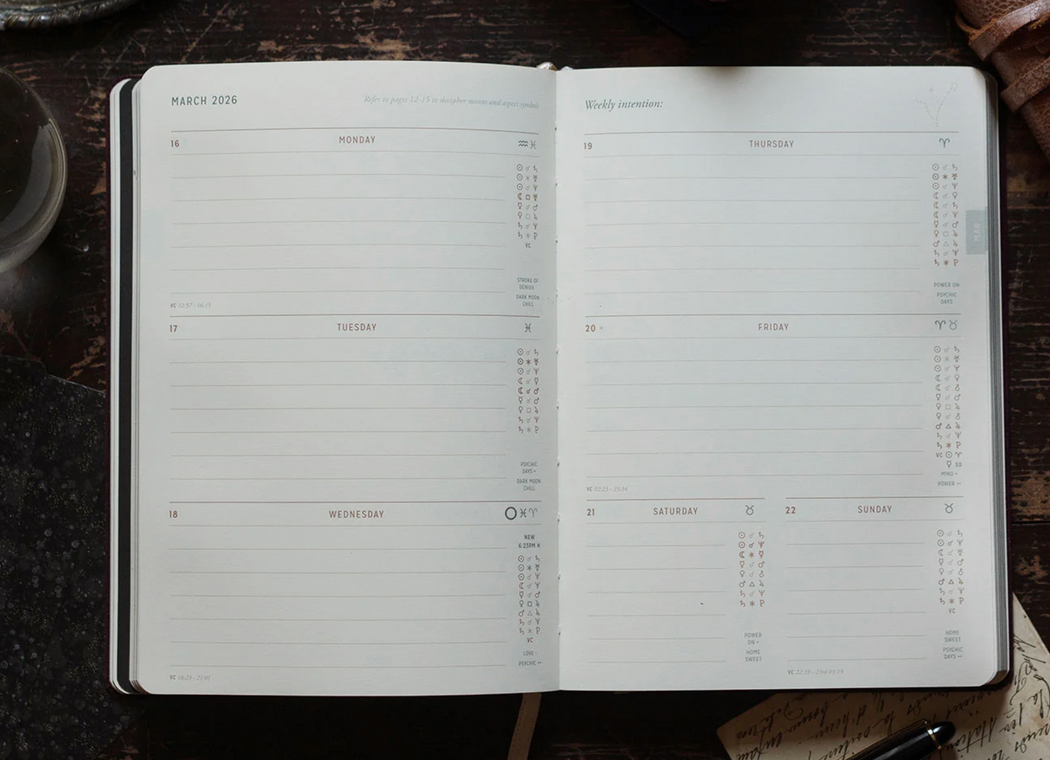 Magic Of I :: 2026 Astrological Planner, MINI, Black