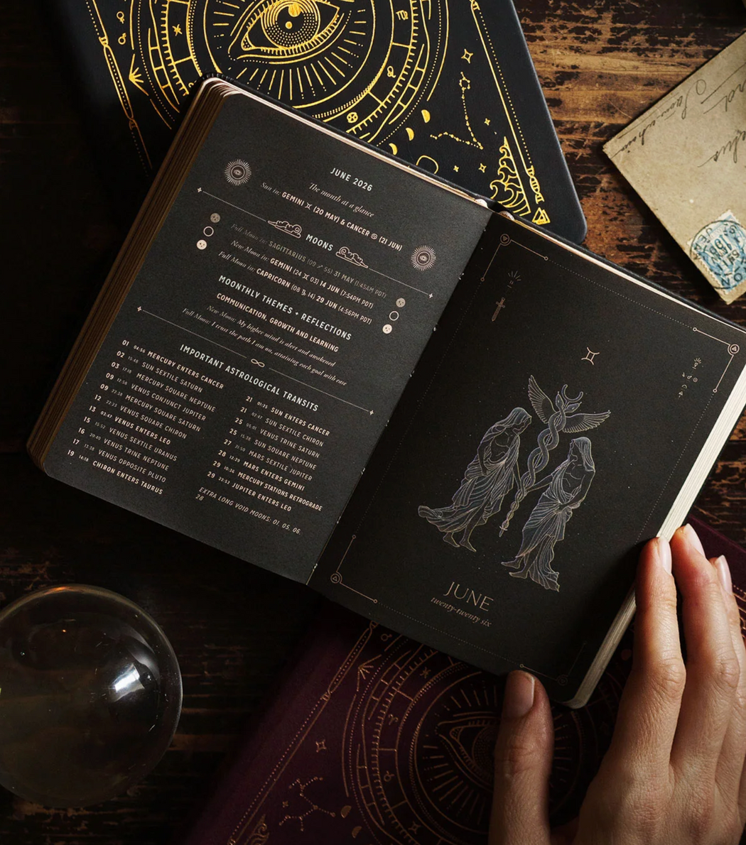 Magic Of I :: 2026 Astrological Planner, MINI, Black