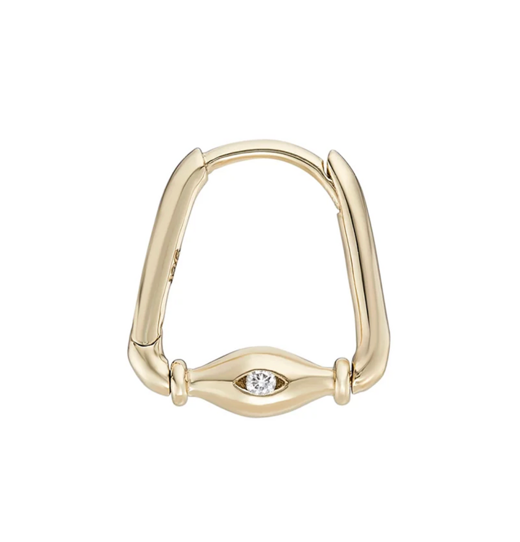 Metier Jewelry :: Mudra Spinner Hoop, SINGLE