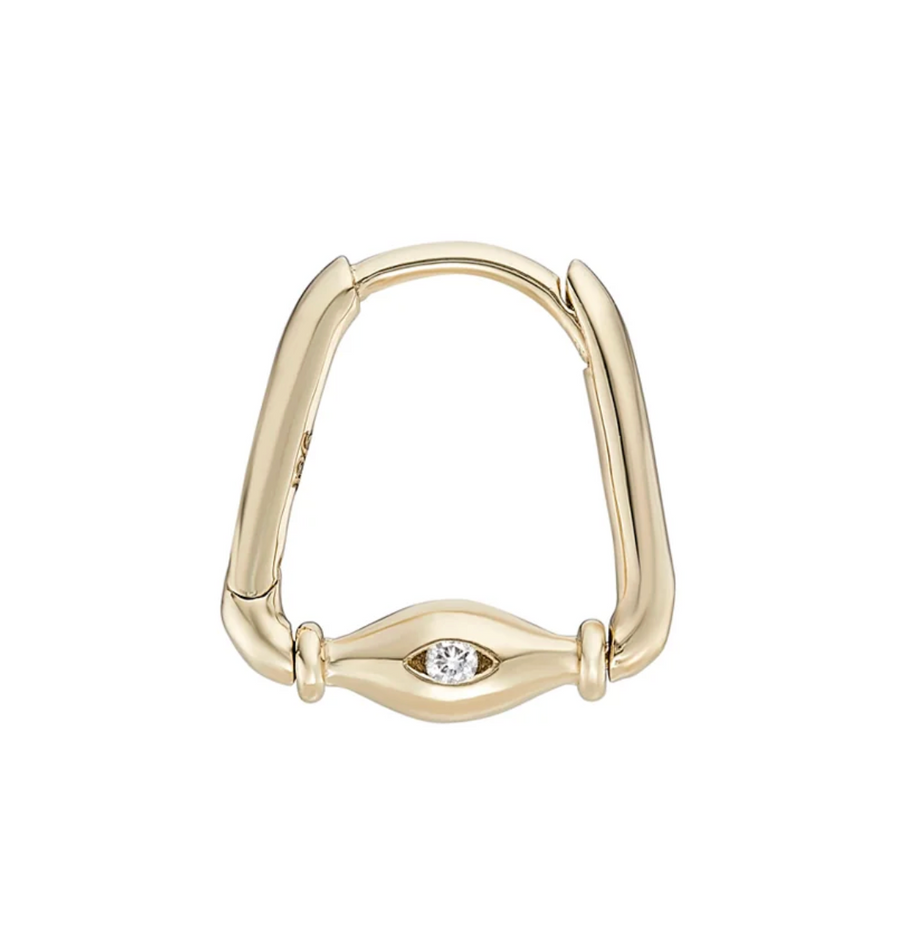 Metier Jewelry :: Mudra Spinner Hoop, SINGLE