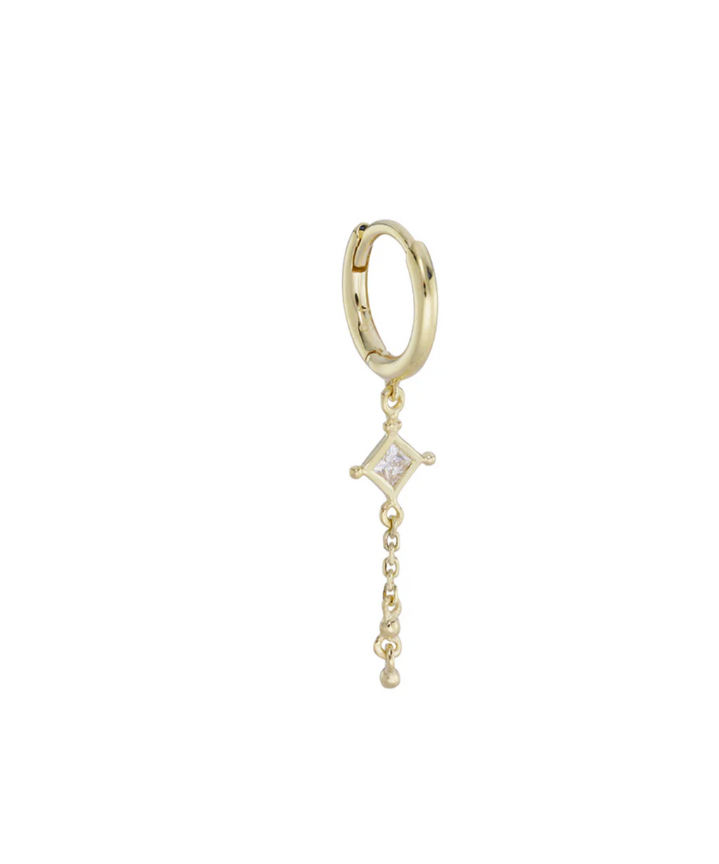 Metier Jewelry :: Lumen I Diamond Clicker Hoop