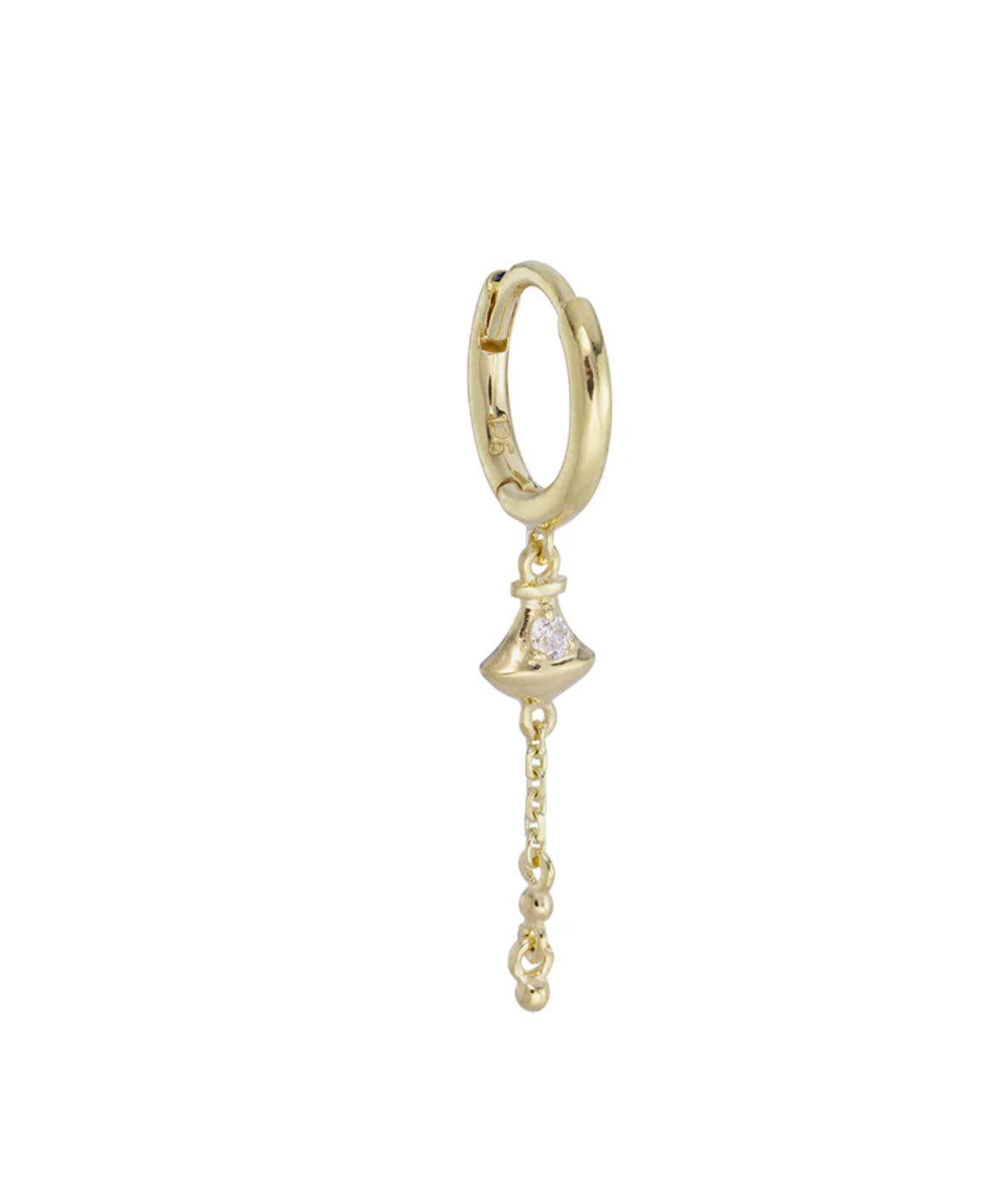Metier Jewelry :: Lumen III Diamond Clicker Hoop