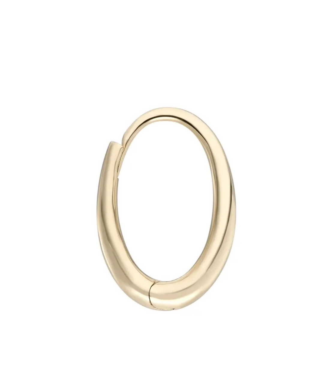 Metier Jewelry :: Dodu Oval Chunky Hoop Large