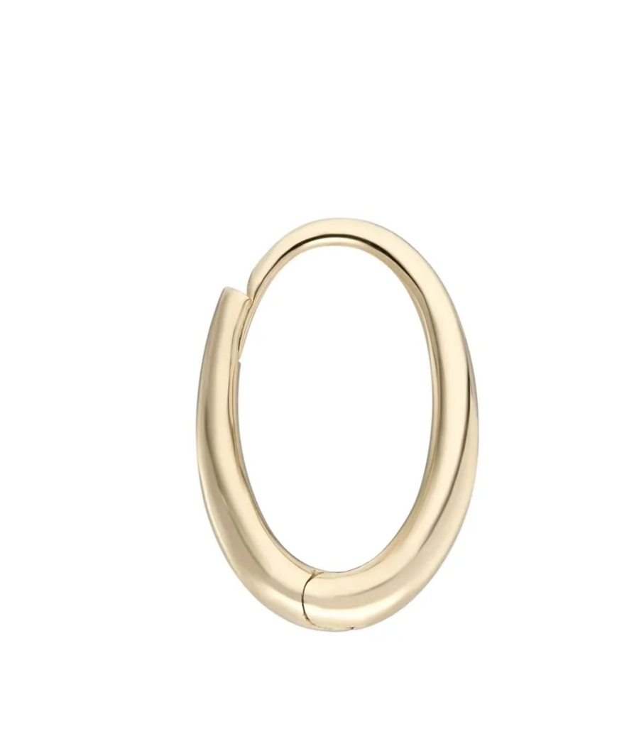 Metier Jewelry :: Dodu Oval Chunky Hoop Large