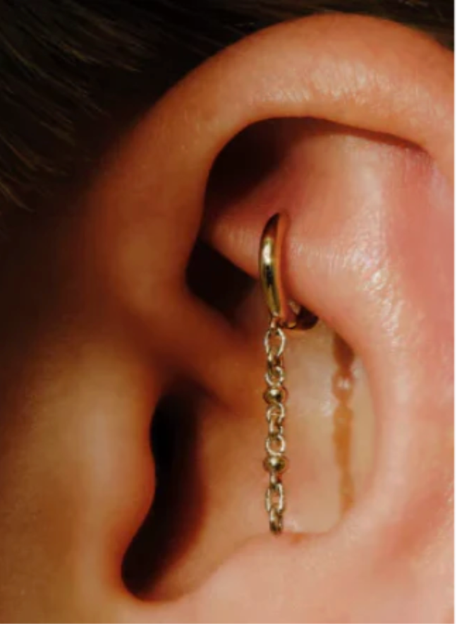 Metier Jewelry :: Solo Chain Clicker Hoop