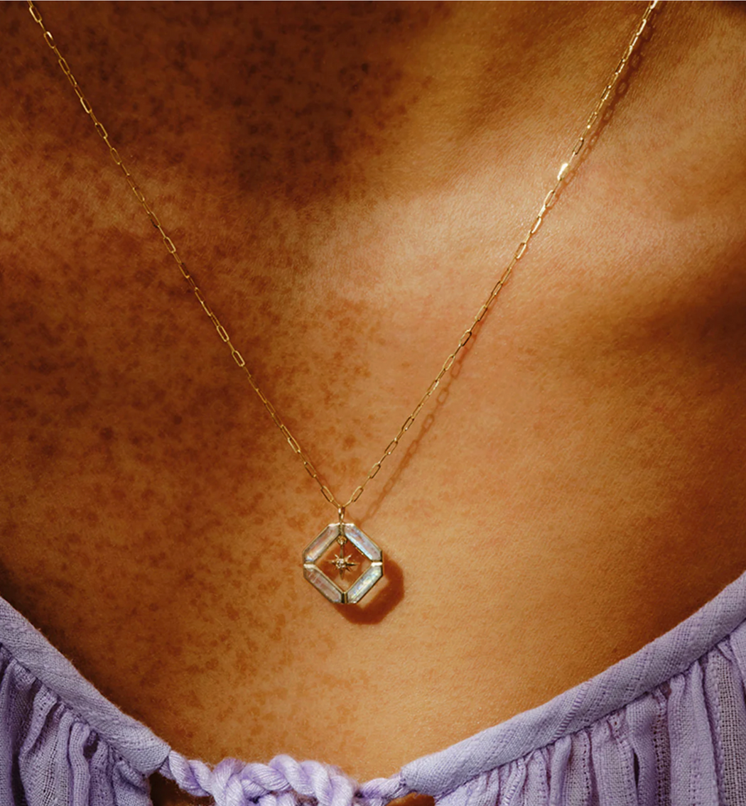 Metier Jewelry :: Astra Moonstone Necklace