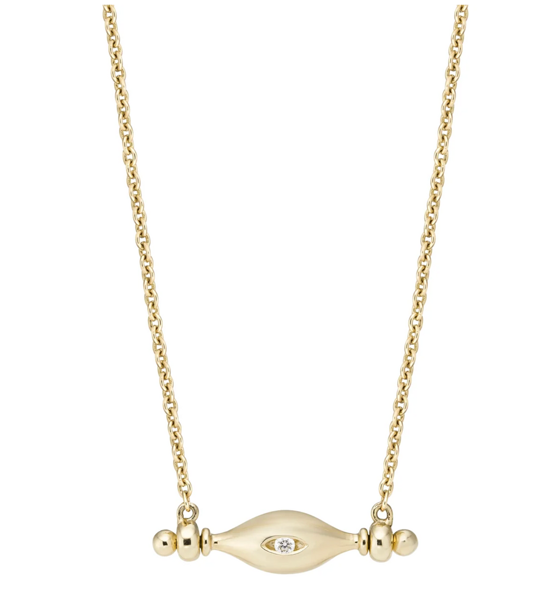 Metier Jewelry :: Mudra Ojo Spinner Diamond Necklace