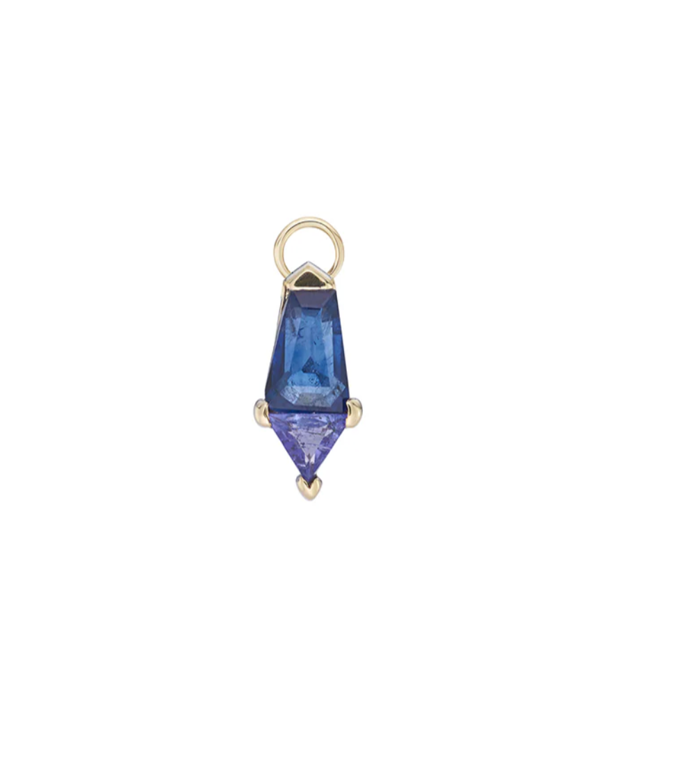 Metier Jewelry :: Tanzanite + Blue Sapphire Pendant
