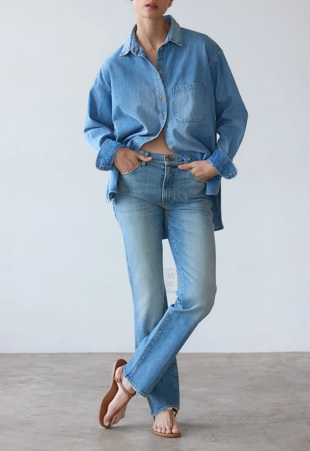 Jamie Haller :: The Freddie Jean, Worn Indigo