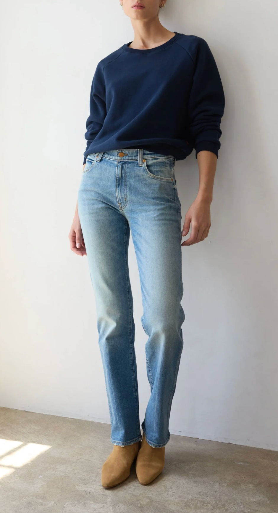 Jamie Haller :: The Freddie Jean, Worn Indigo