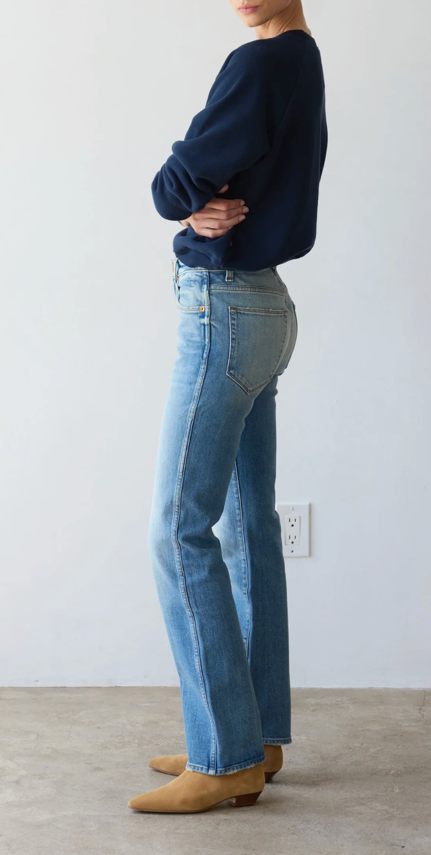 Jamie Haller :: The Freddie Jean, Worn Indigo