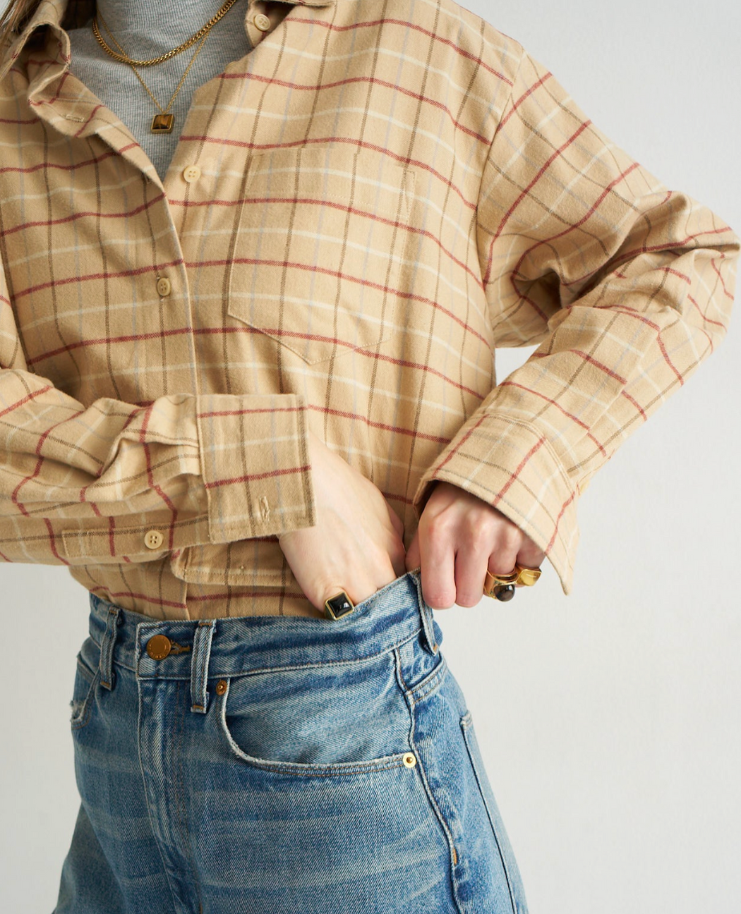 Jamie Haller :: The Weekend Shirt, Honey Plaid
