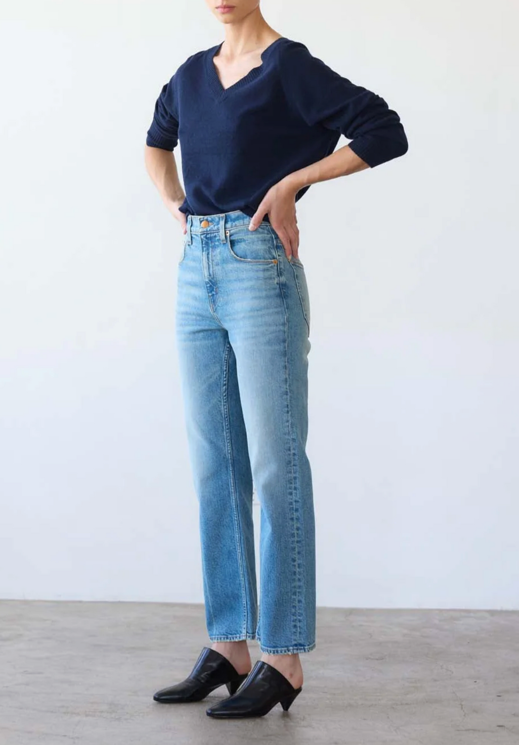 Jamie Haller :: The Kenickie Jean, Worn Indigo