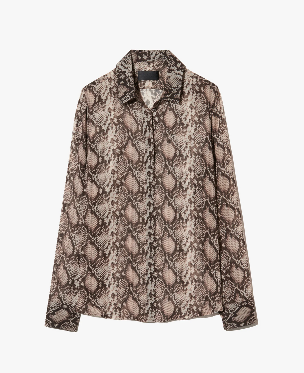 Nili Lotan :: Gaia Slim Shirt, Snake Print