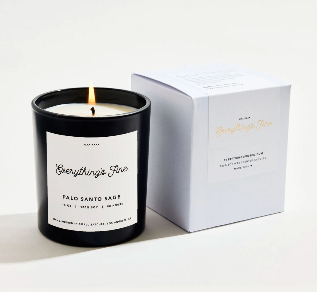 Everything’s Fine :: Palo Santo Sage 14oz