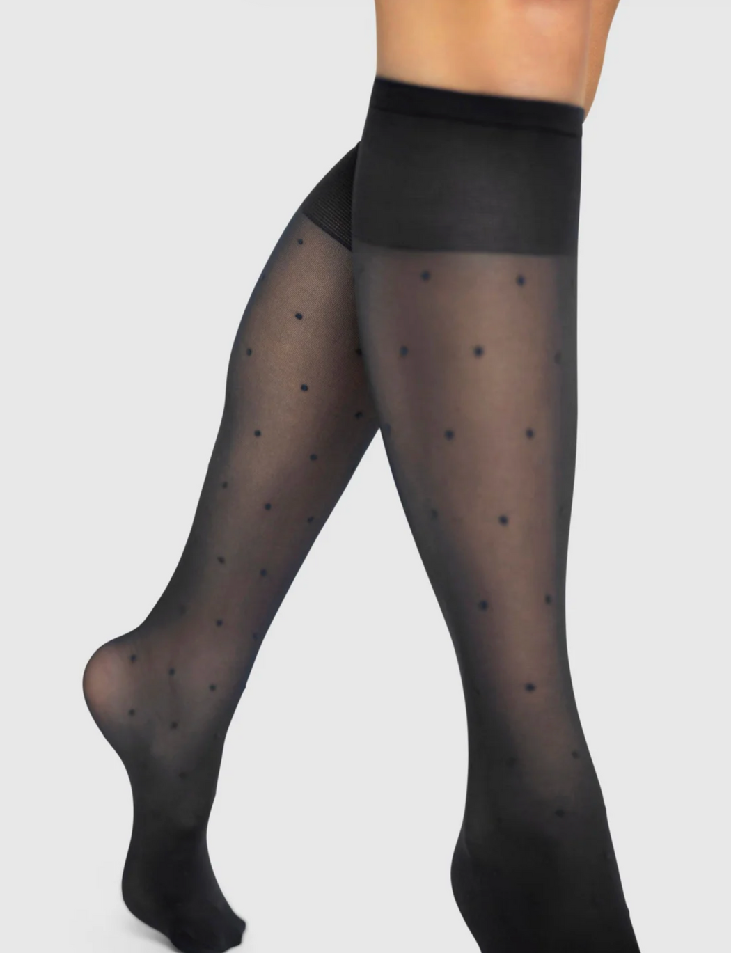 Swedish Stockings :: Doris Dots Knee Highs