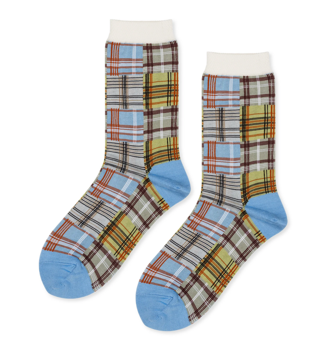 Hansel from Basel :: Madras Crew, periwinkle