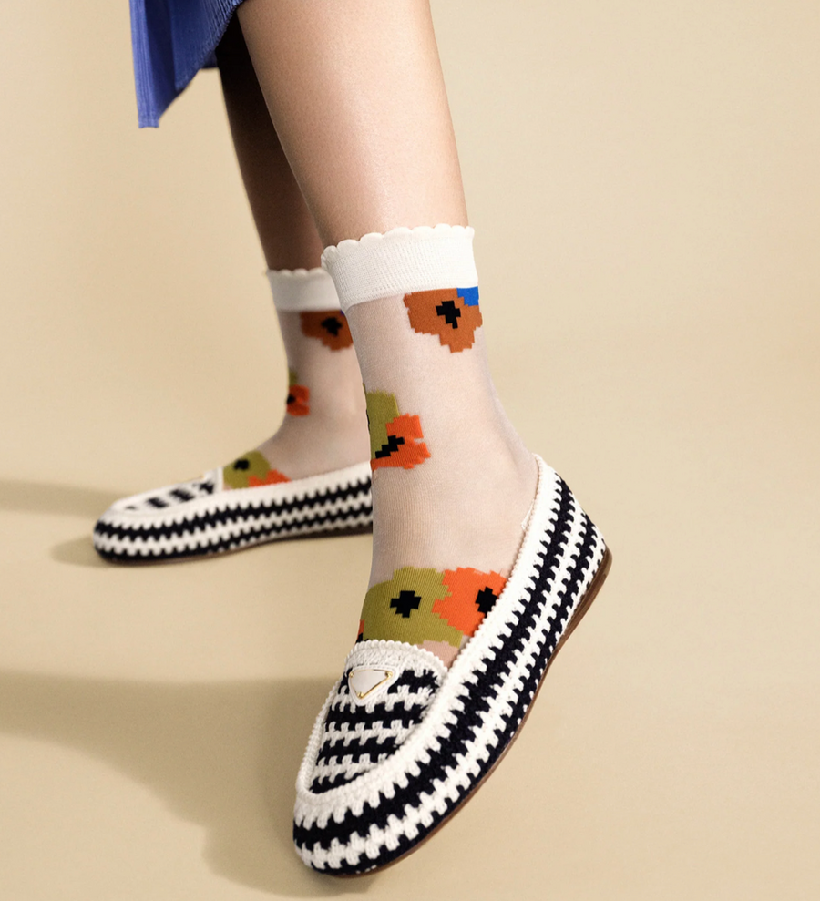 Hansel from Basel :: Margot Sheer Crew, white