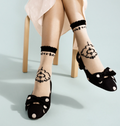 Hansel from Basel :: Doily Sheer Crew, Black