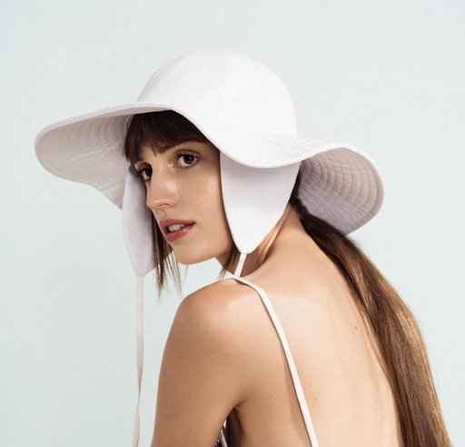 Hansel from Basel :: Noona Sun Hat, white