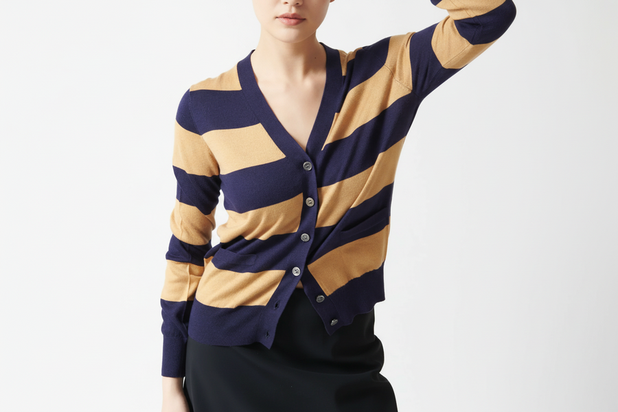 Jumper 1234 :: Slinky Stripe Cardigan