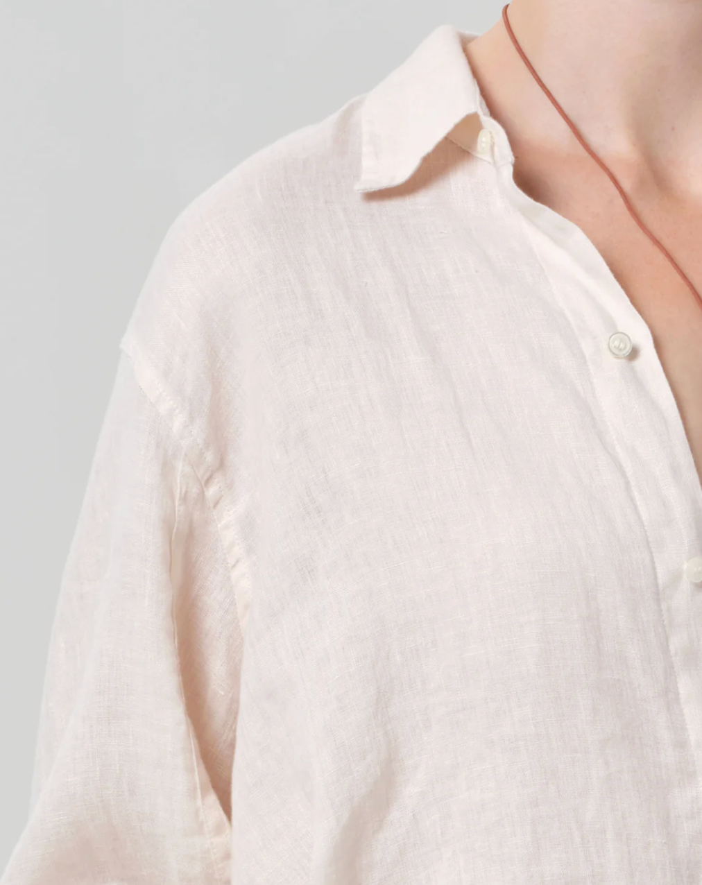 Citizens of Humanity :: Kayla Shrunken Shirt, Linen