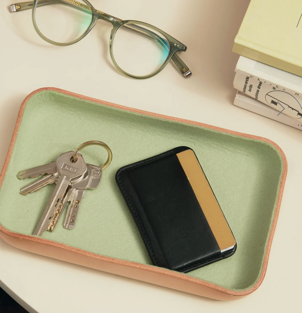 Graf Lantz :: Small Catchall Leather/Felt Lined
