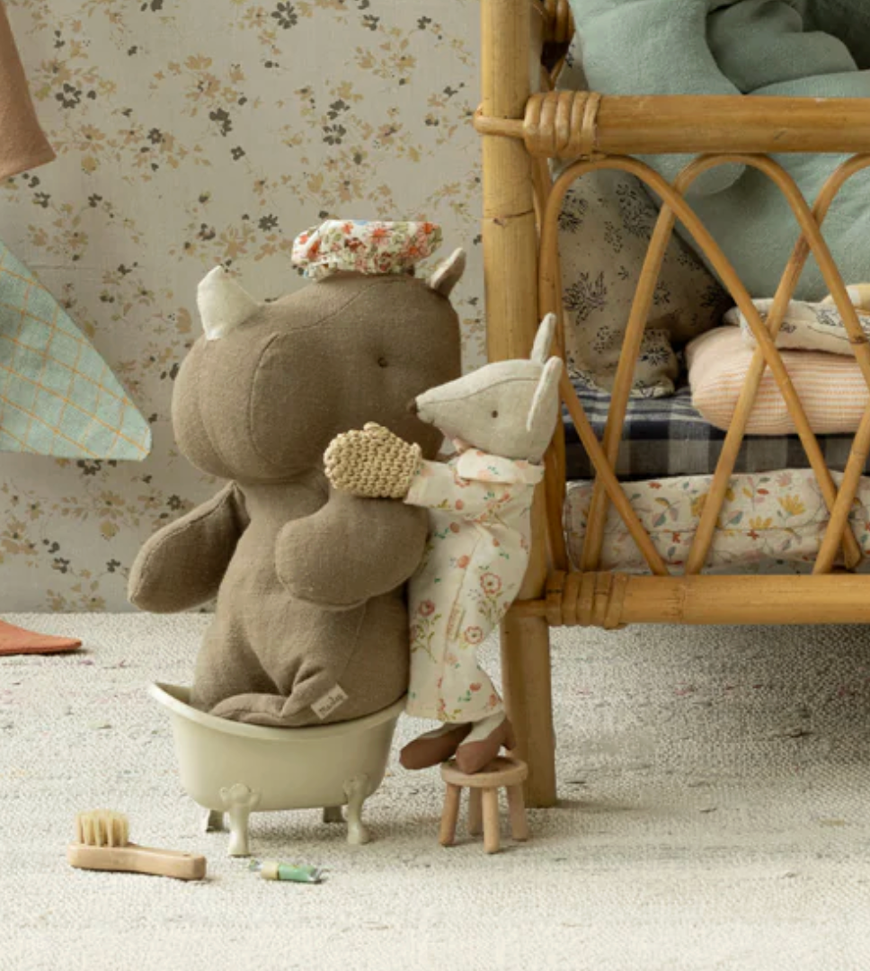Maileg :: Small Rhino, Chocolate