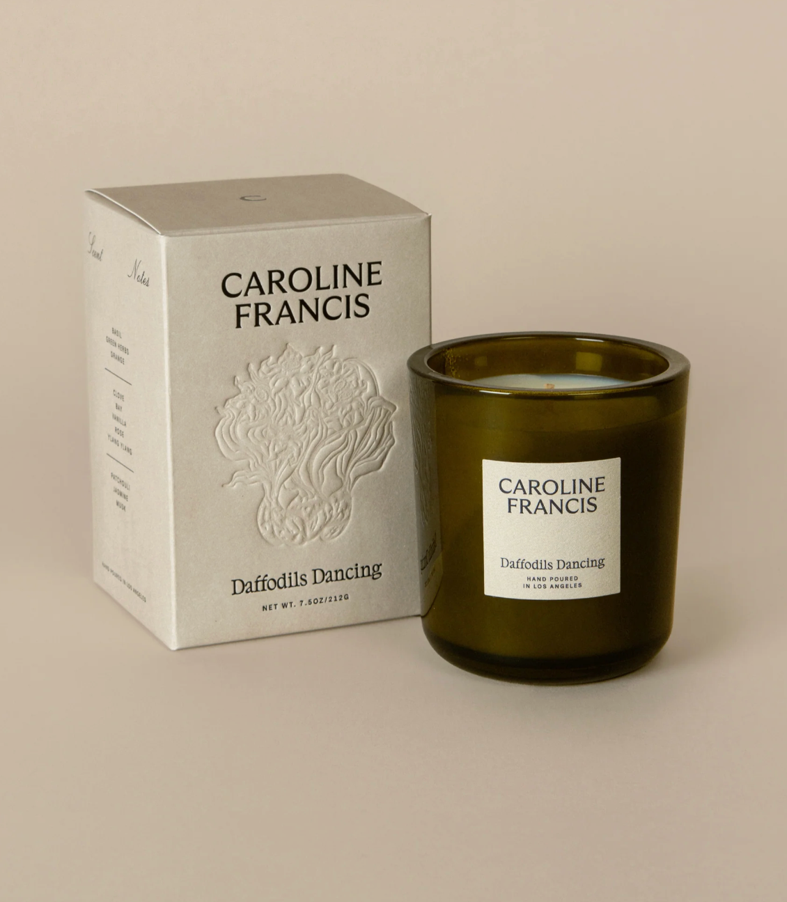 Caroline Francis :: Candle, Daffodils Dancing