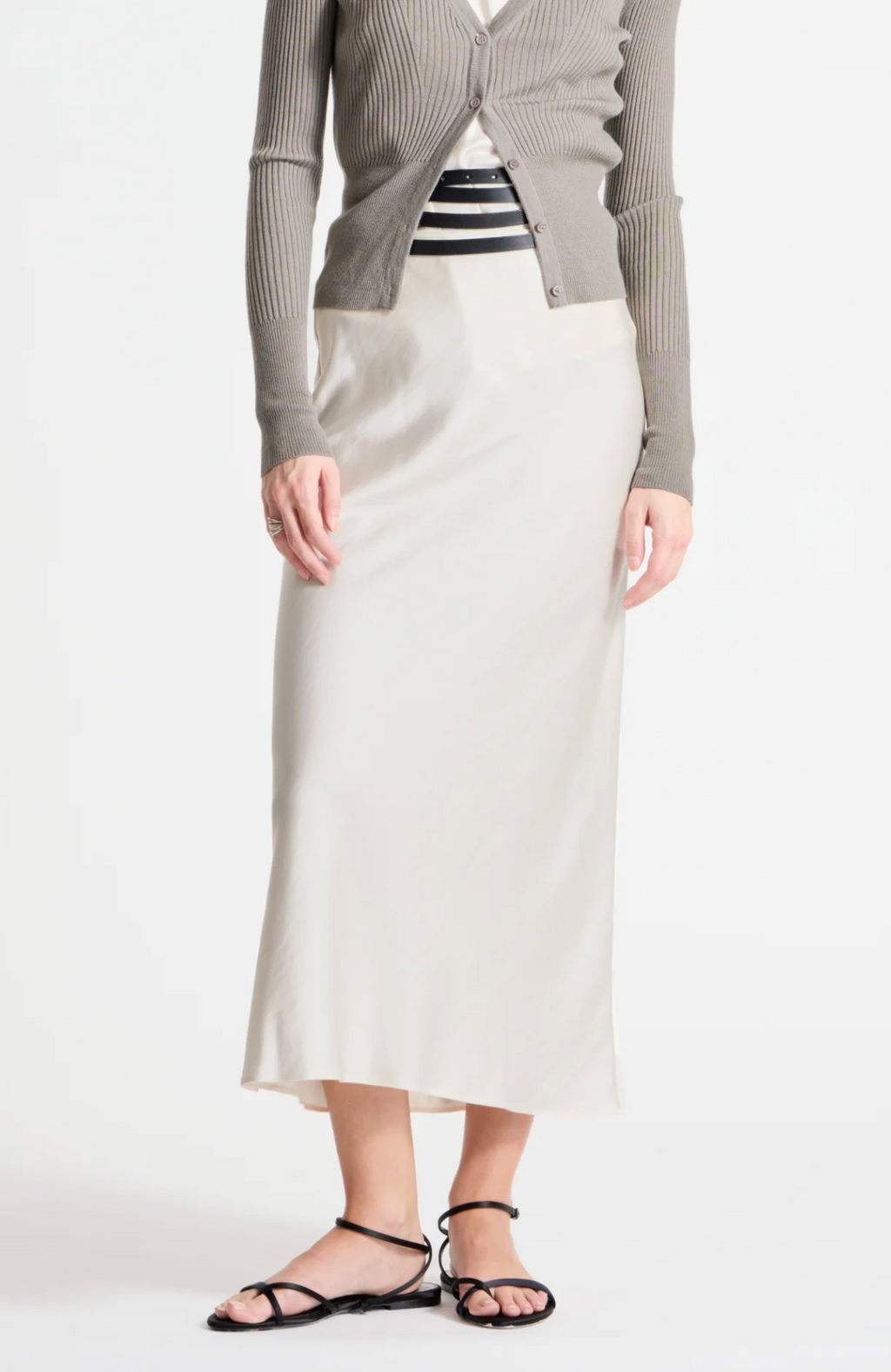 Saint Art :: Talia Charmeuse Maxi Skirt