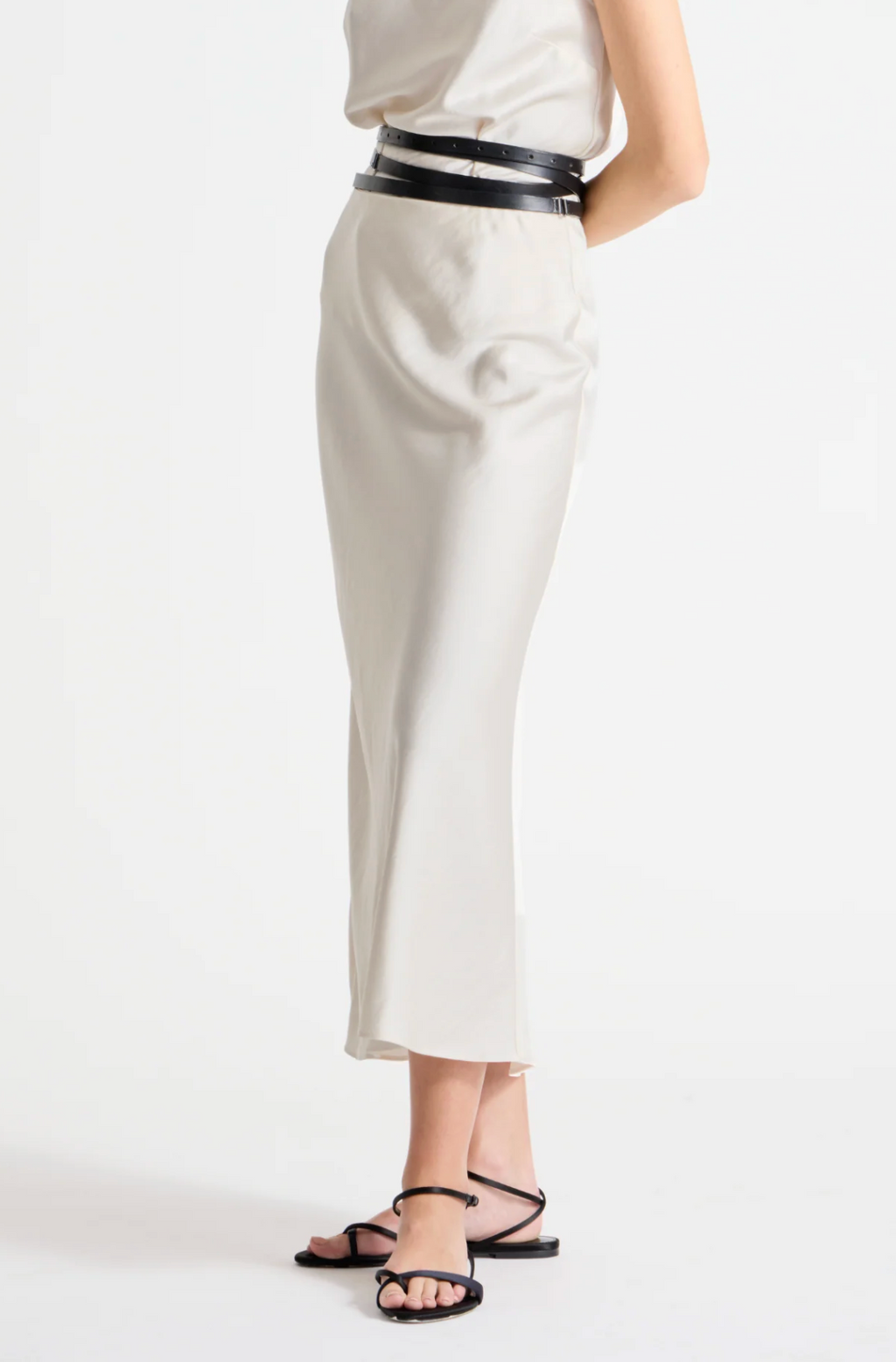 Saint Art :: Talia Charmeuse Maxi Skirt