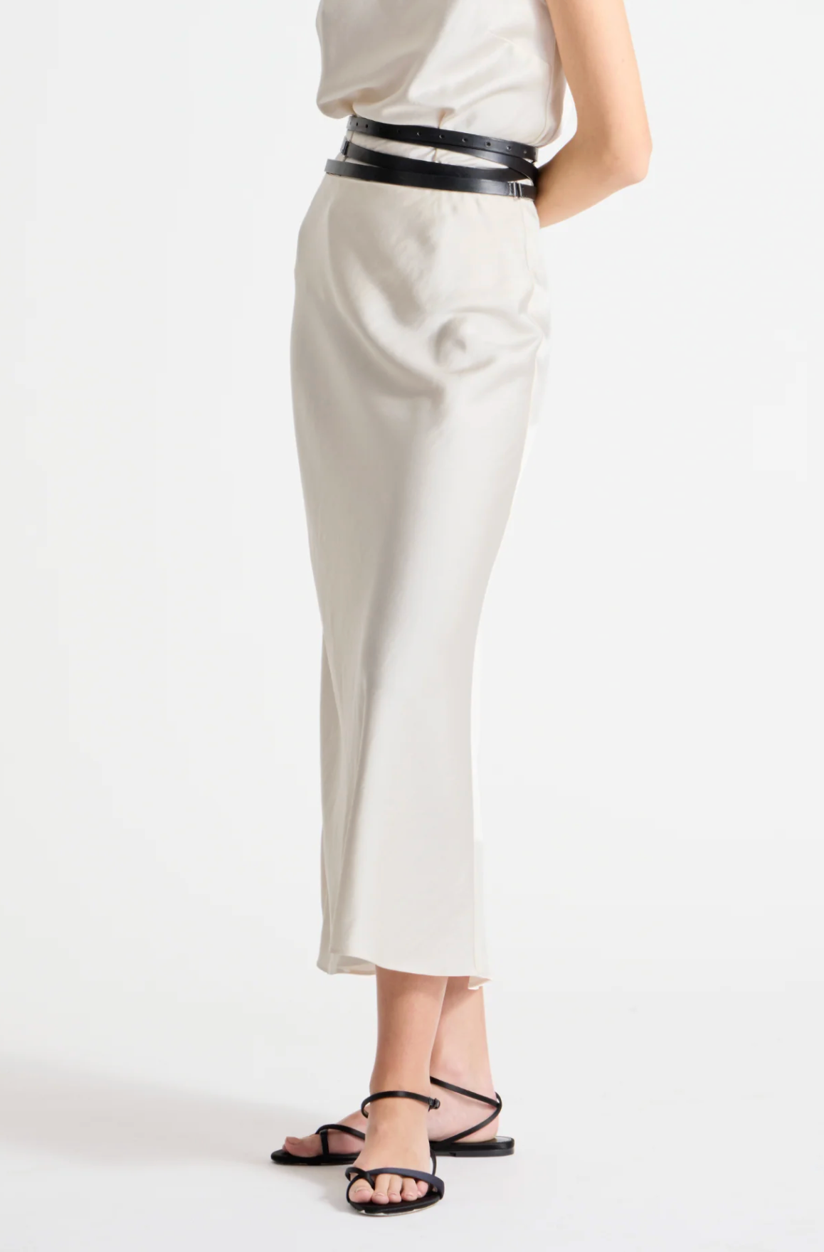 Saint Art :: Talia Charmeuse Maxi Skirt