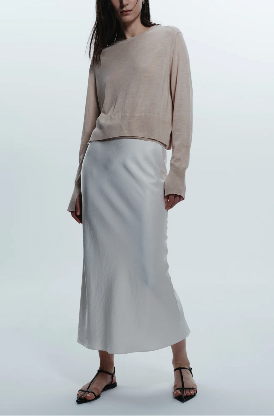 Saint Art :: Talia Charmeuse Maxi Skirt